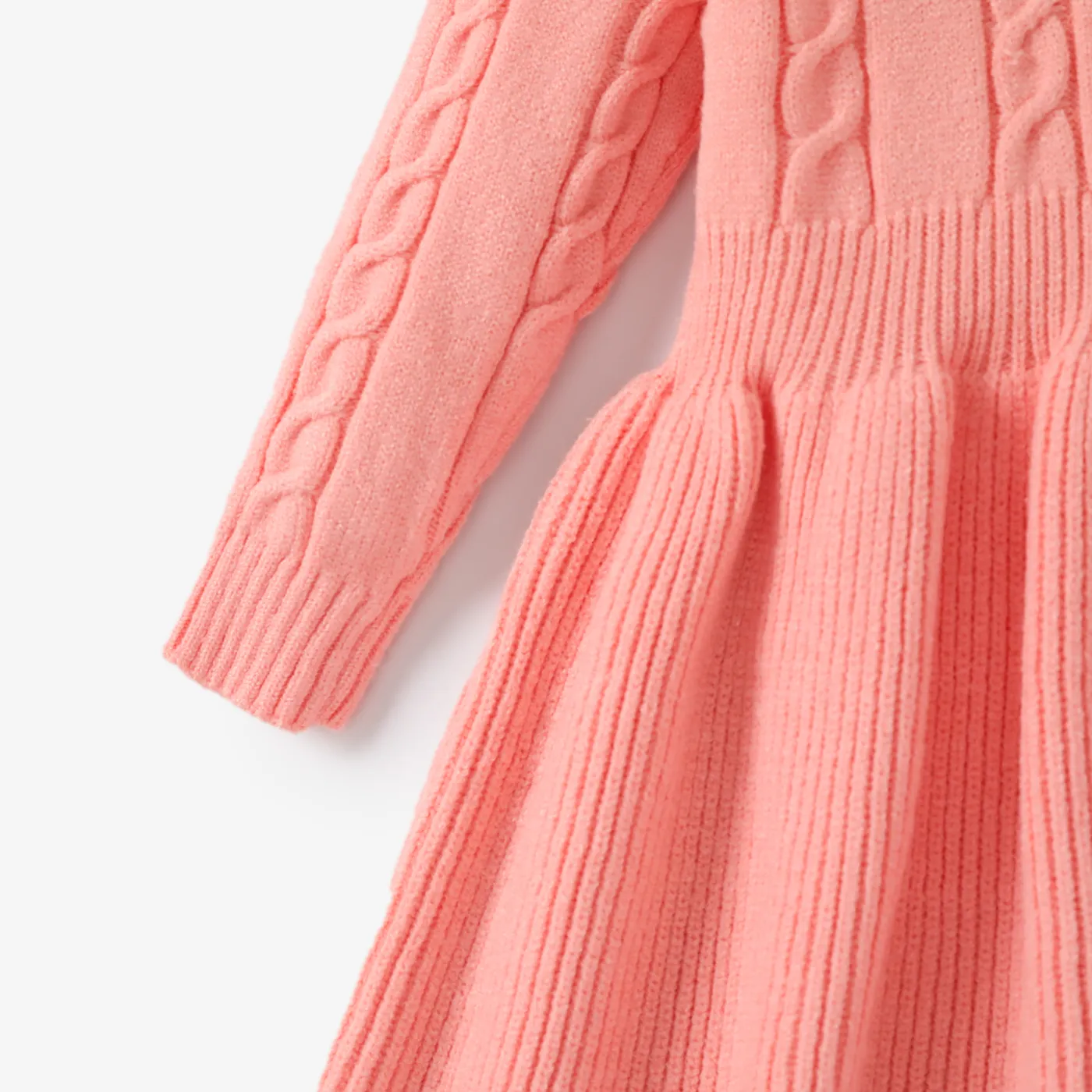 Baby Girl Sweet Textured Sweater Dress   image 4