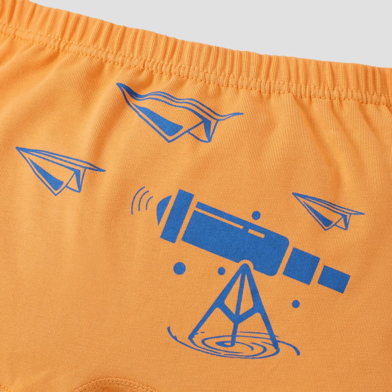 3PCS Boy's Casual Ball Underwear Se Naranja big image 1