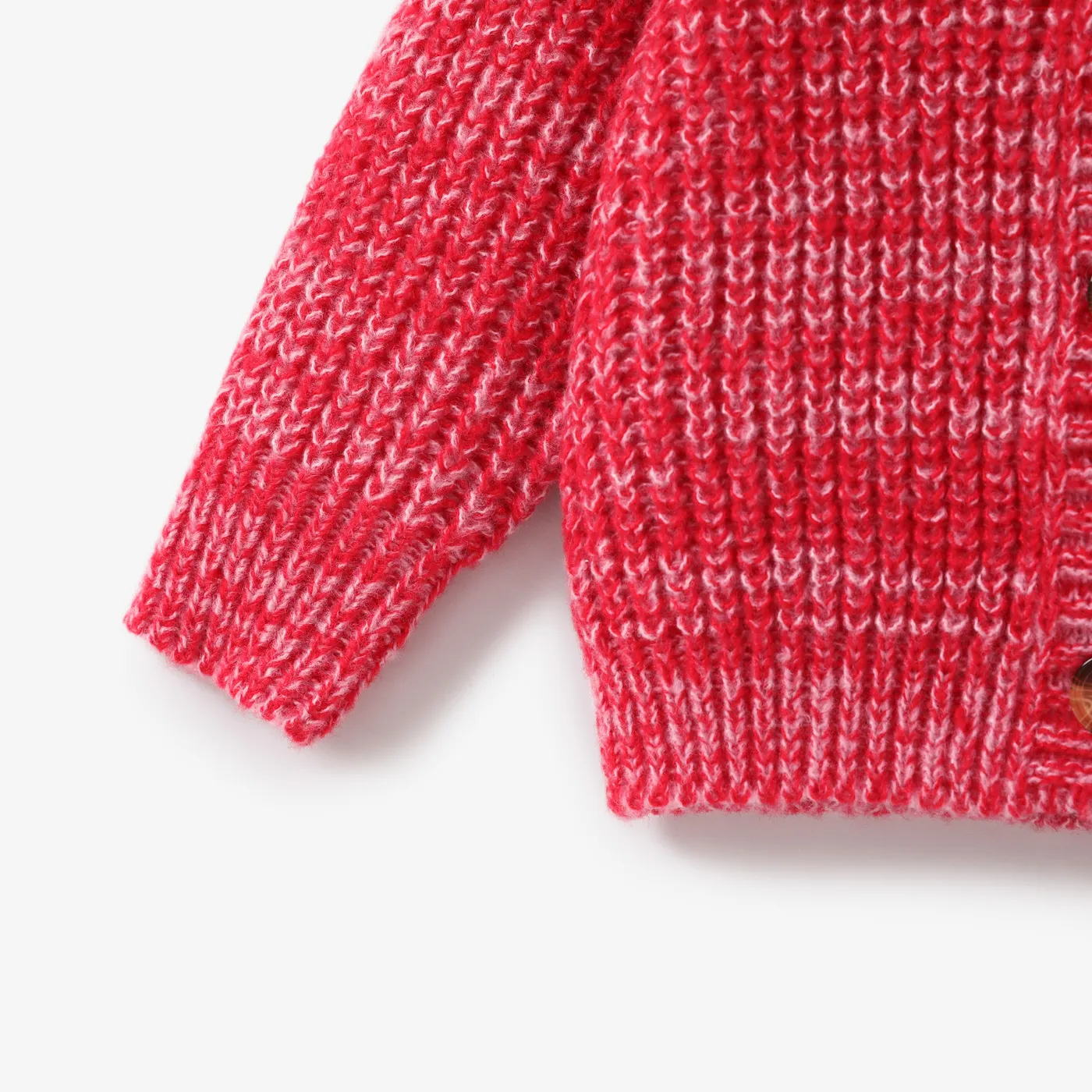 Baby Knit Cardigans Button Sweater Coat Red/White image 4