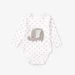 3pcs Baby Girl/Boy Super Soft Animal Elephant Pattern Gift Set  image 5