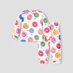2pcs Baby/Toddler Girl Casual Pajamas Set Toddler Multi-color
