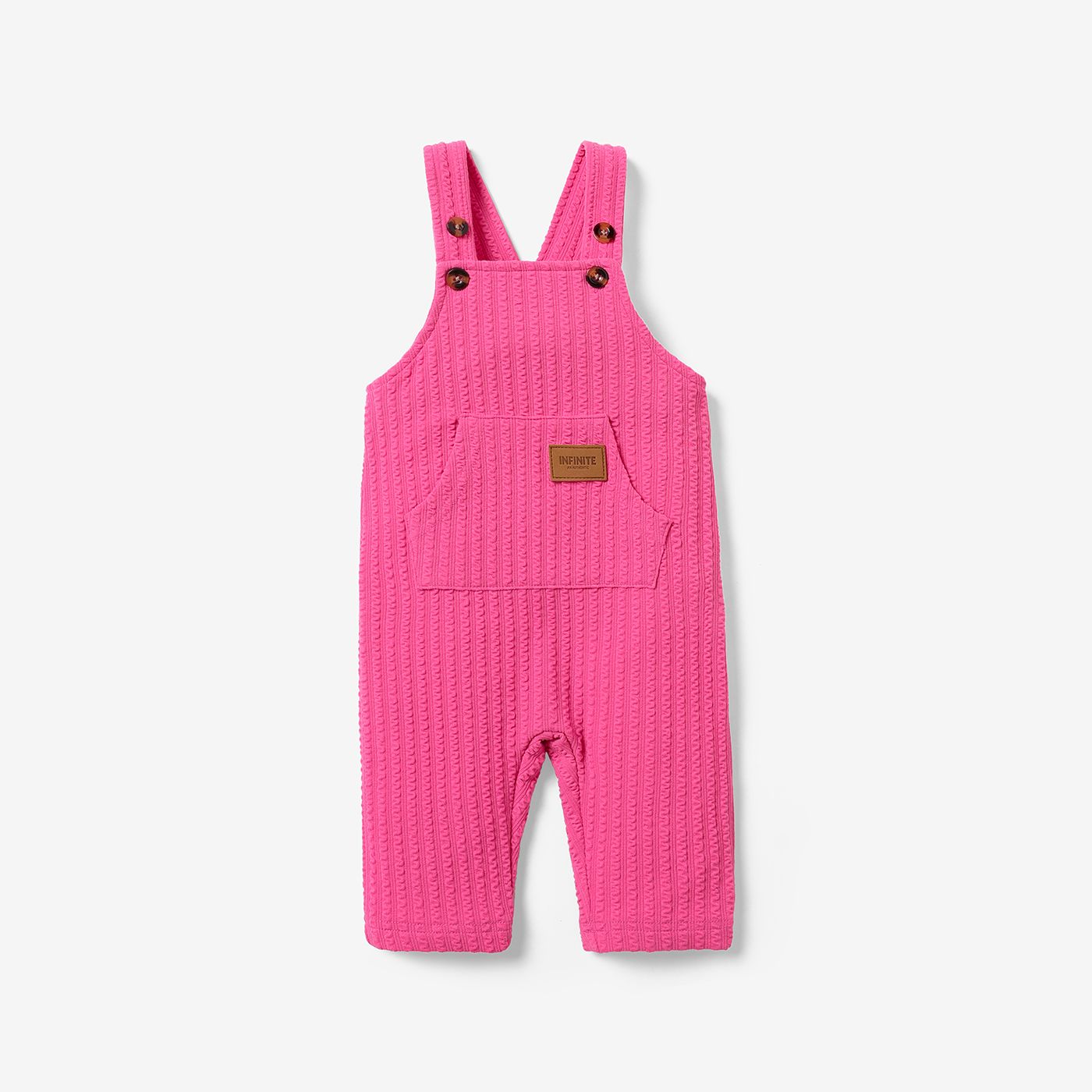 Baby Girl/Boy Stylish Solid Color Overalls