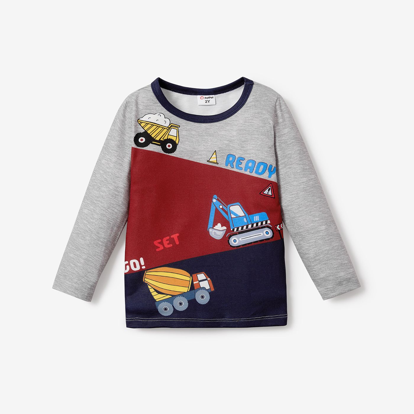 

Medium Thickness Childlike Building Toddler Boy Long Sleeve Tee