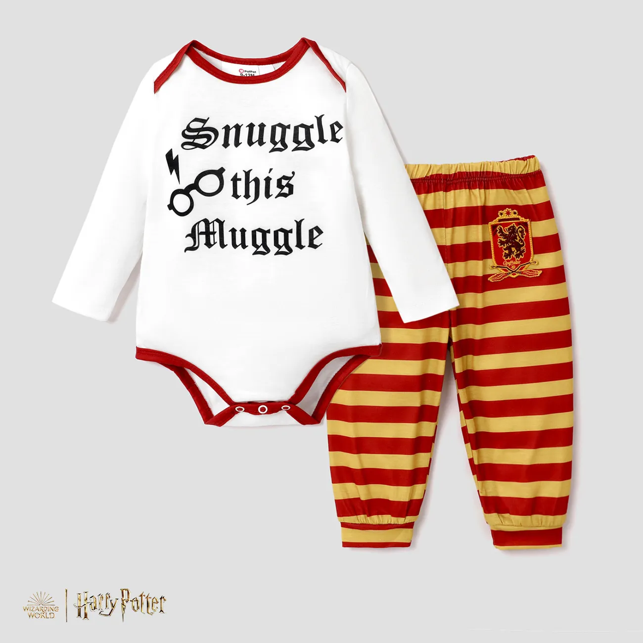 Body Harry Potter de bebé de manga larga