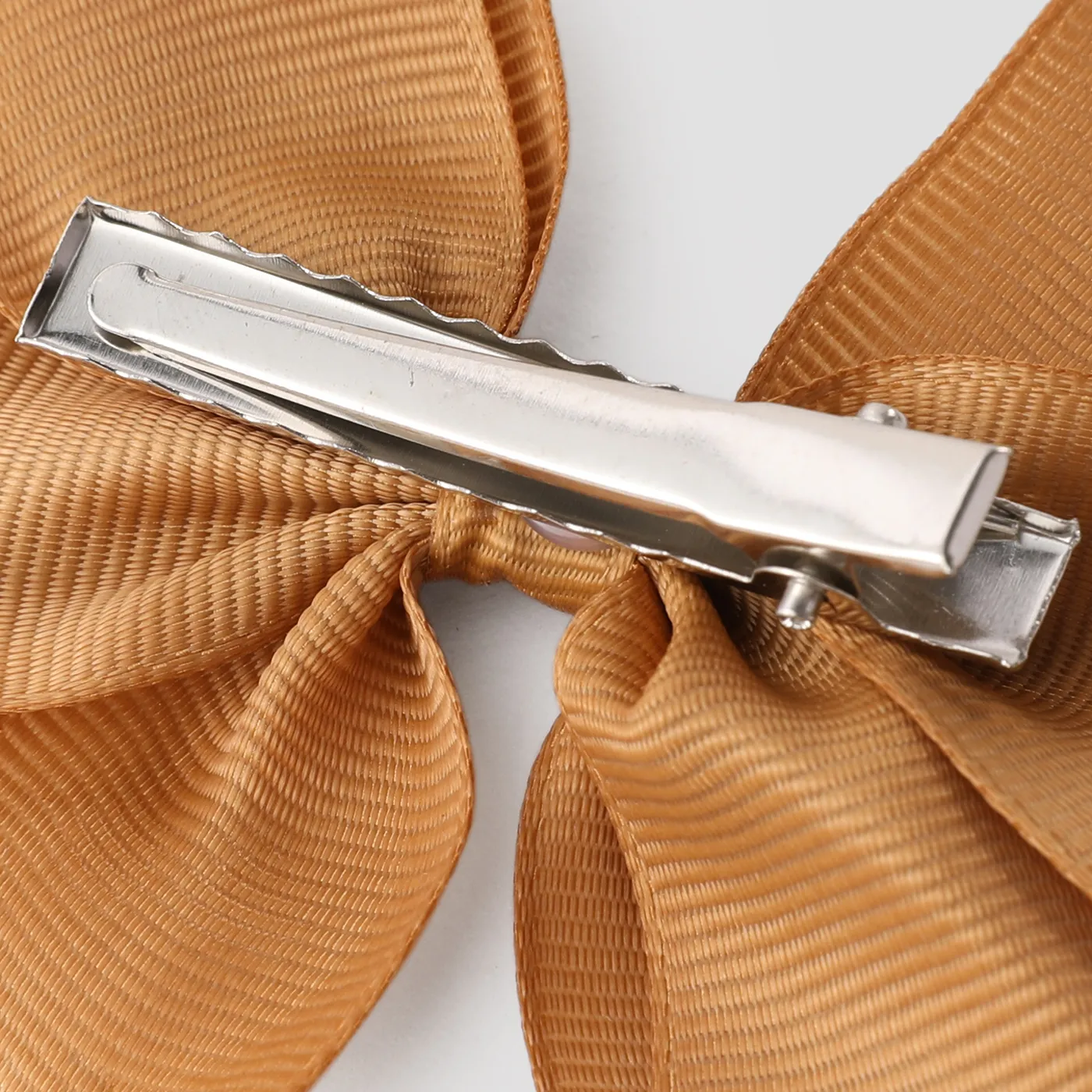10-pack Bow Decor Solid Hair Clip White image 3