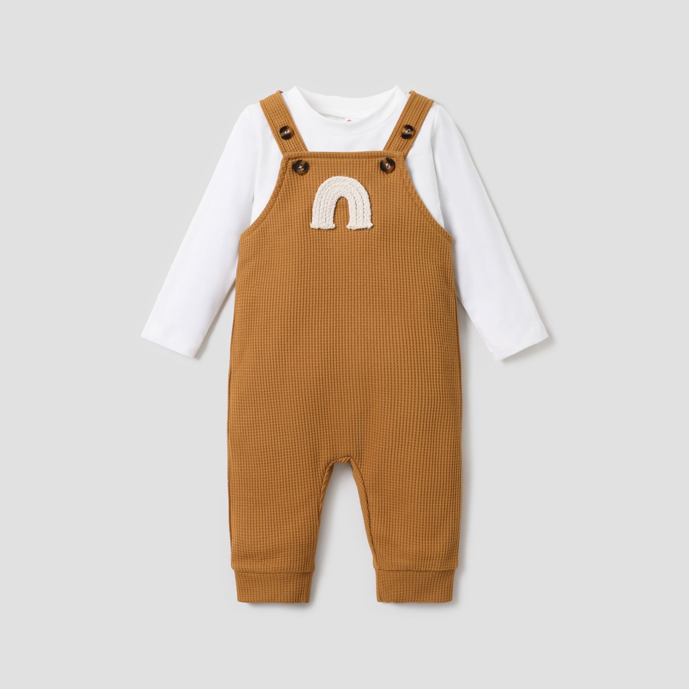 

2pcs Baby Girl/Boy Rainbow Casual Long Sleeve Set