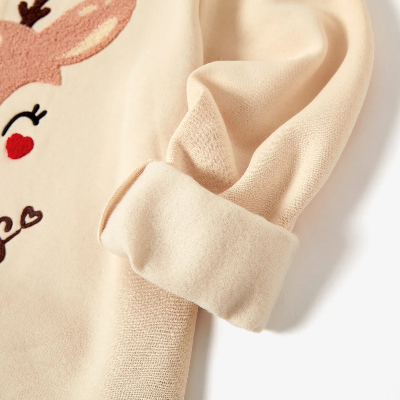 Family Matching Casual Color-block Reindeer&Letters Print Long Sleeve Tops  image 4