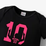 Family Matching Pink "10" Print Short-sleeve Tops  image 3