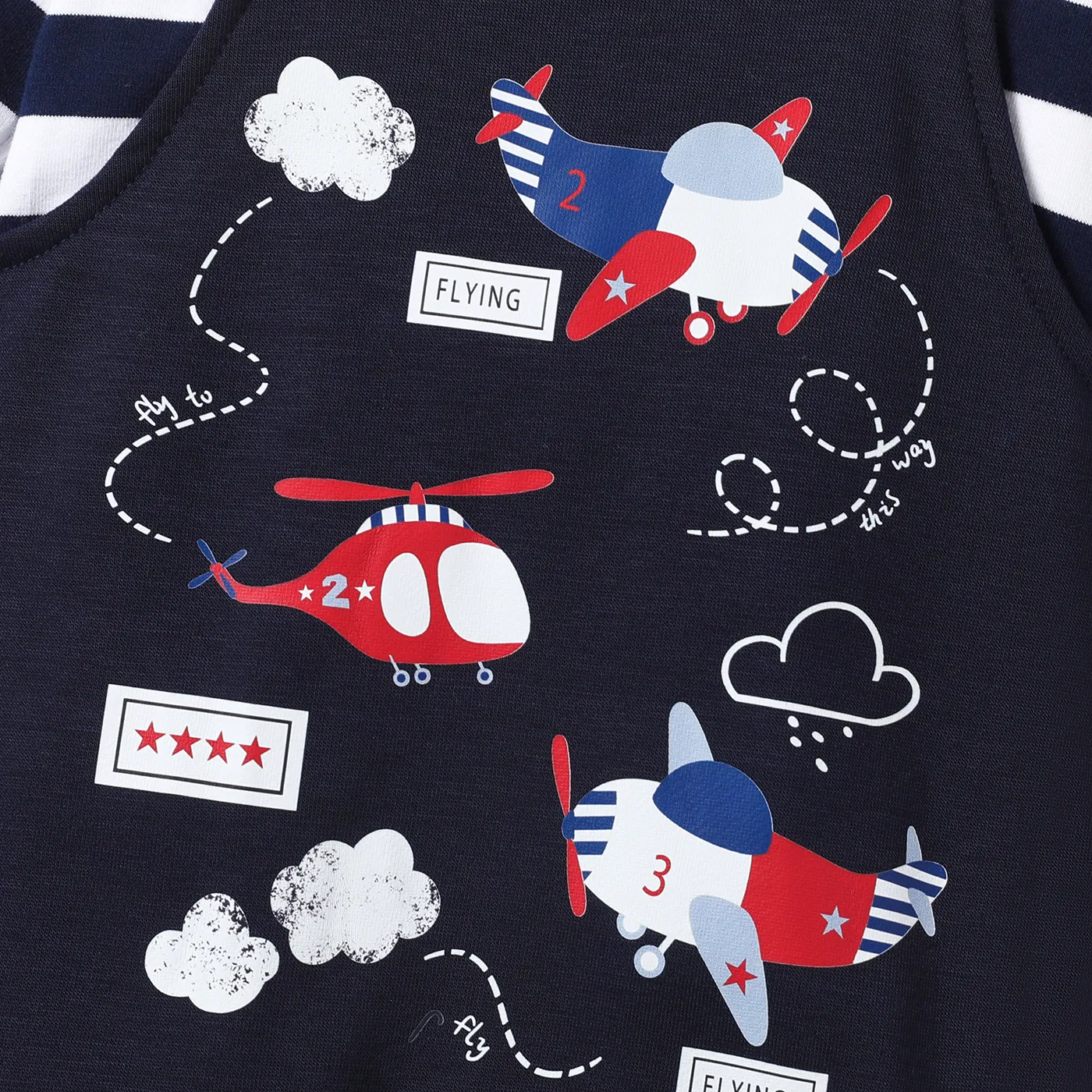 2pcs Baby Boy Airplane Pattern Hanging Strap Set  image 5