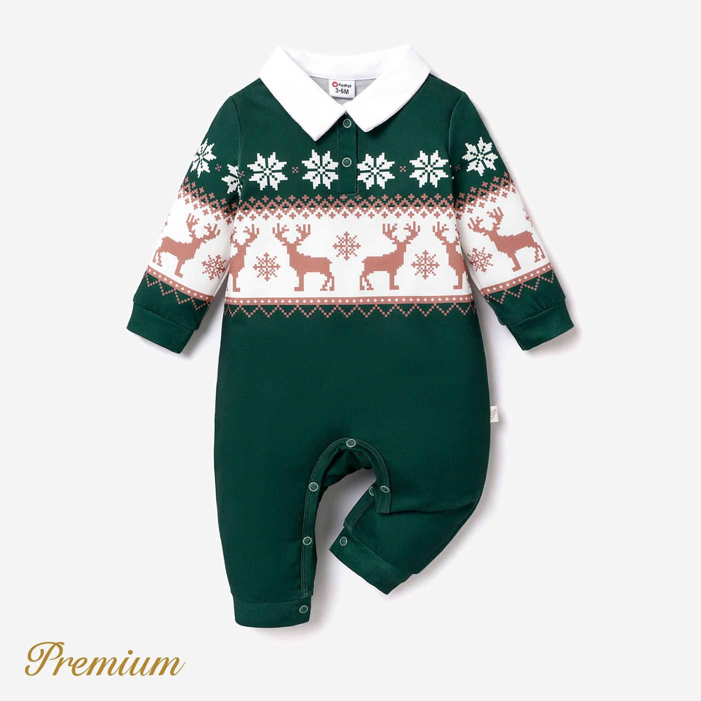 Baby Girl/Boy Childlike Style Christmas Jumpsuit