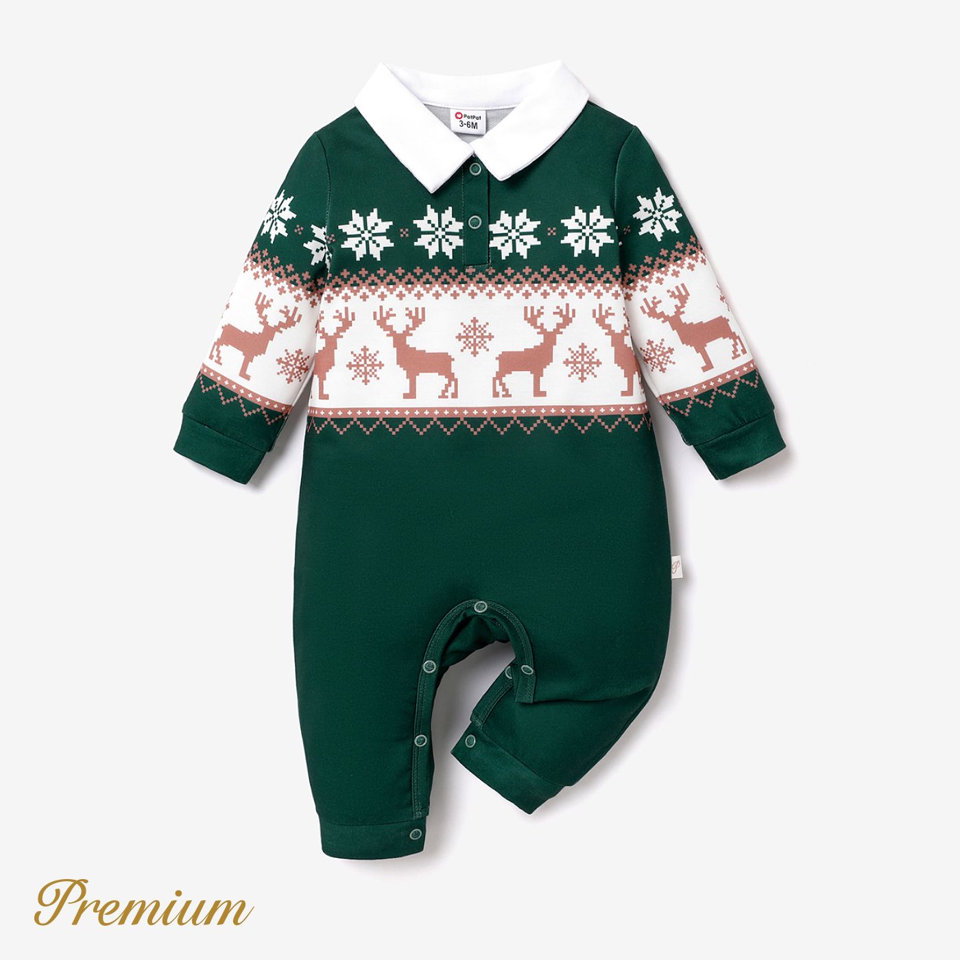 

Baby Girl/Boy Childlike Style Christmas Jumpsuit