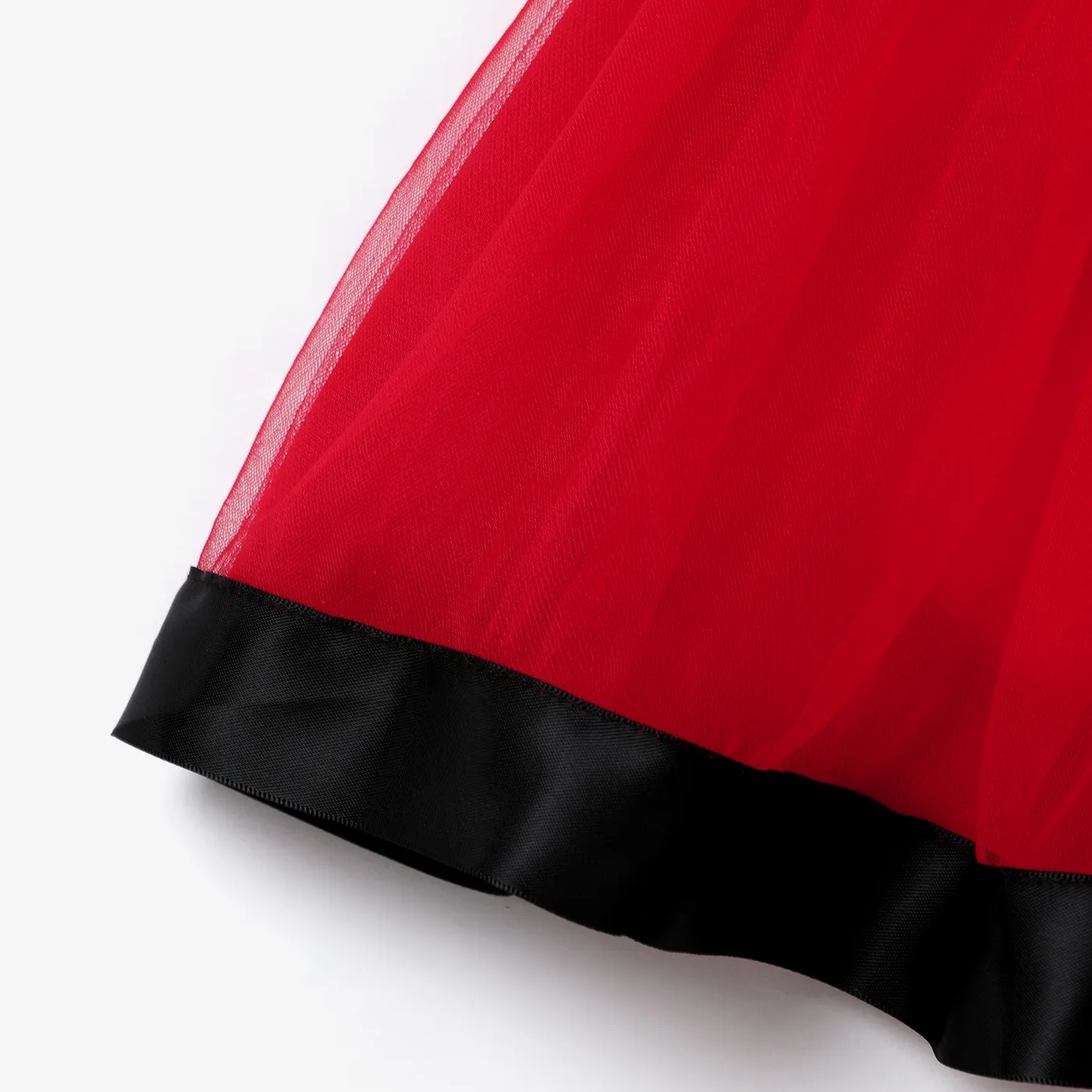 Baby Girl Christmas Multi-layered Skirt  Red image 3