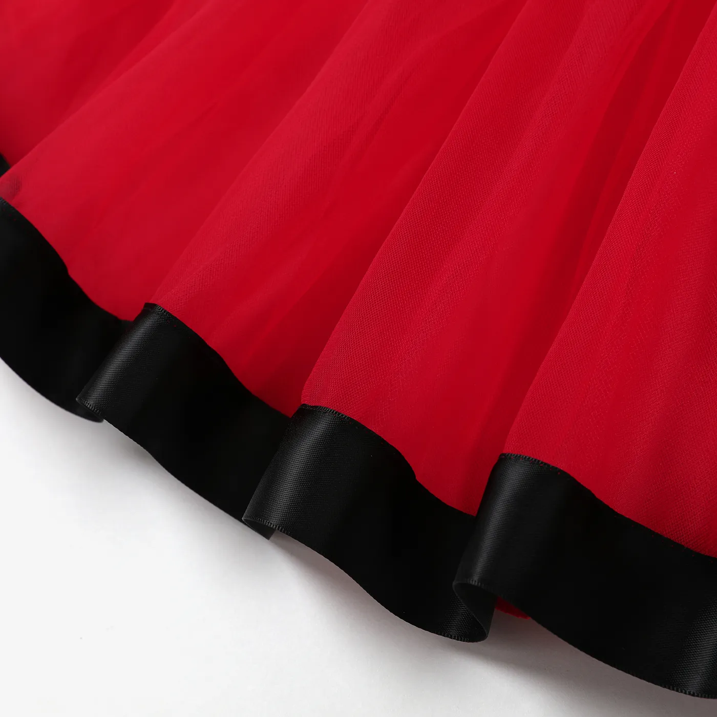 Baby Girl Christmas Multi-layered Skirt  Red image 4