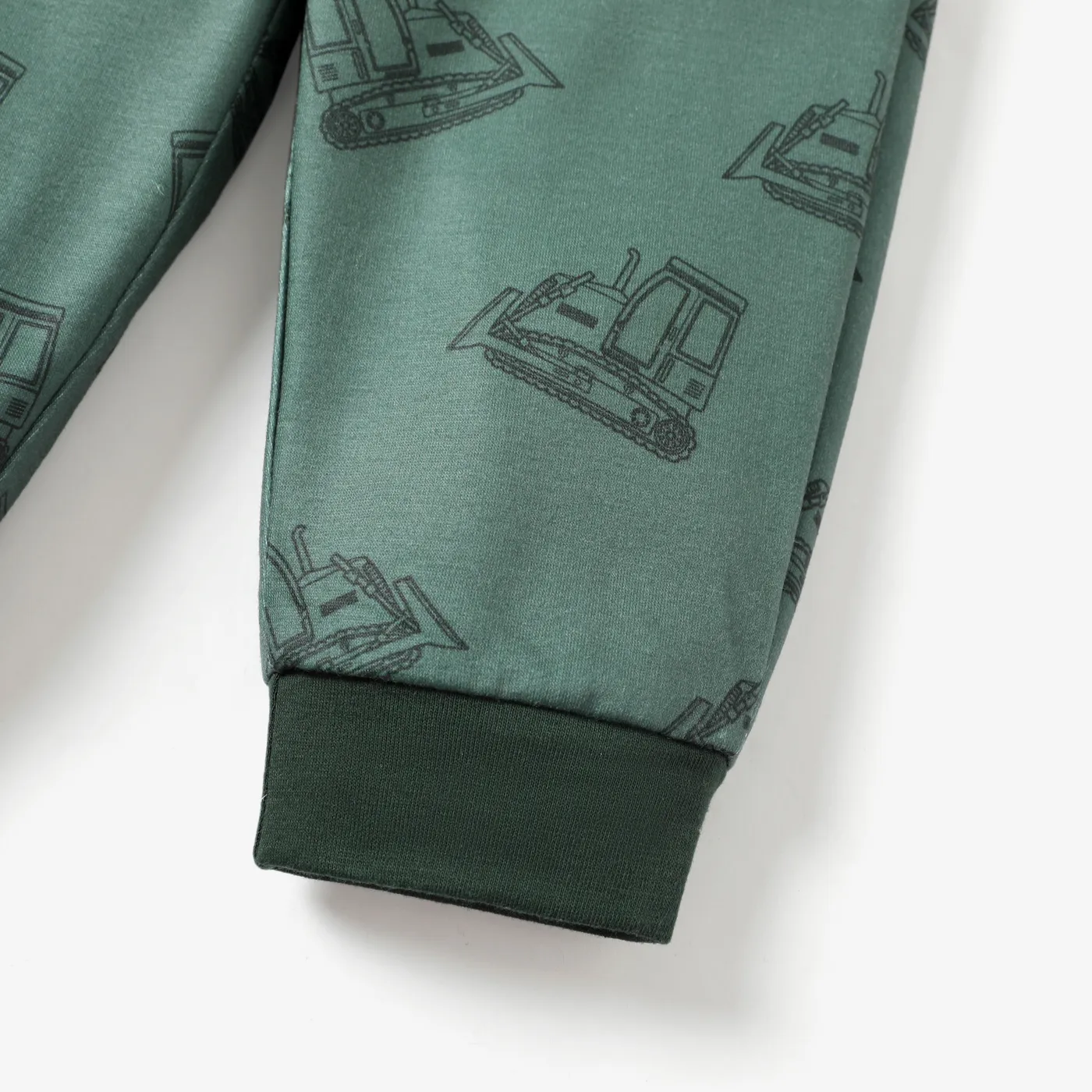 2pcs Baby Boy Building Pattern Casual Long Sleeve Set   image 5