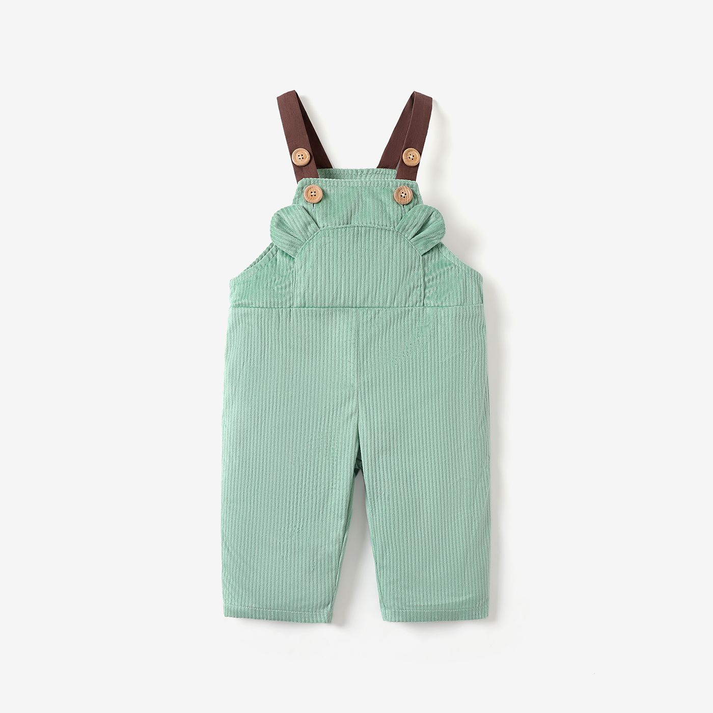 Baby Boy Solid Overalls