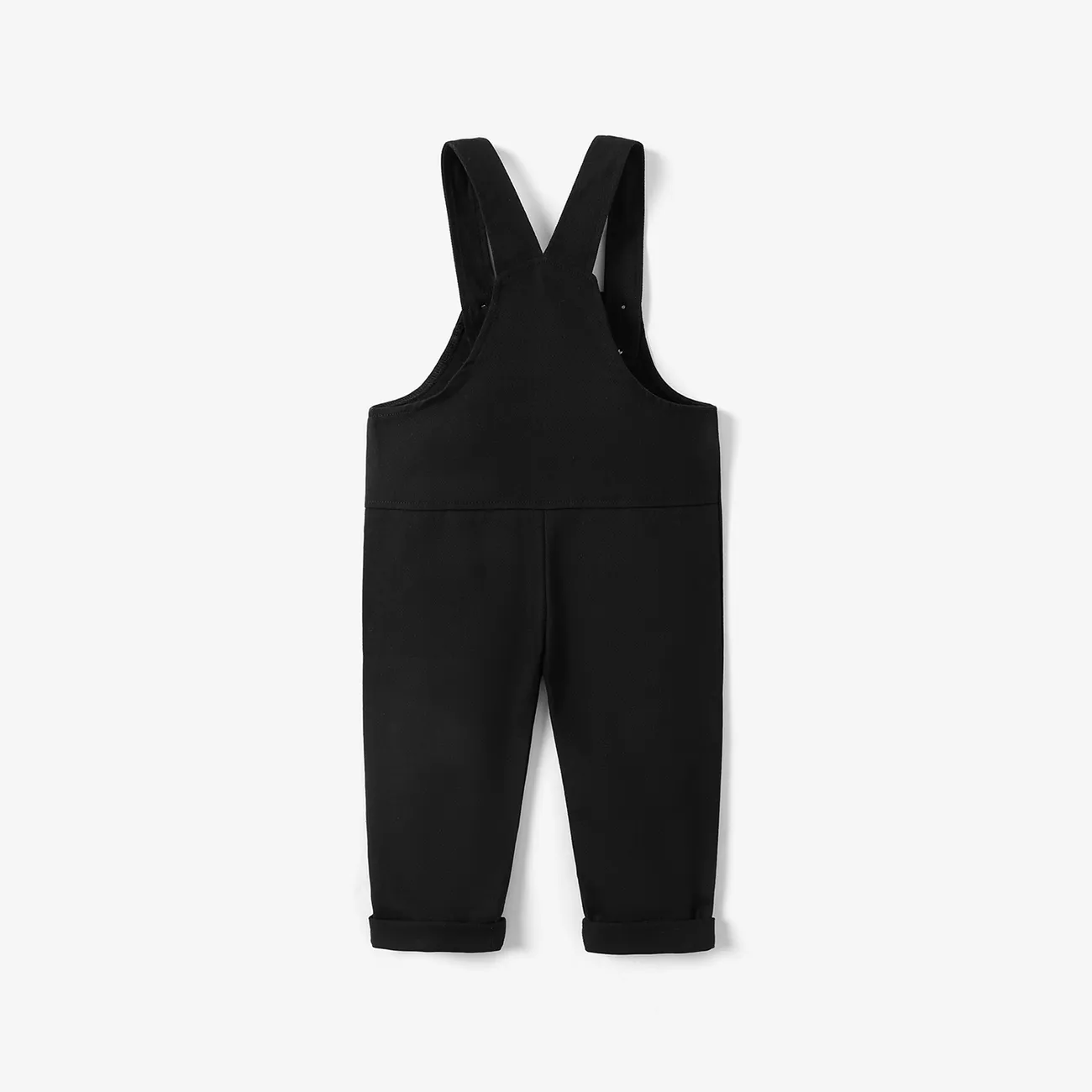 Baby / Toddler Stylish Solid Overalls Black big image 1