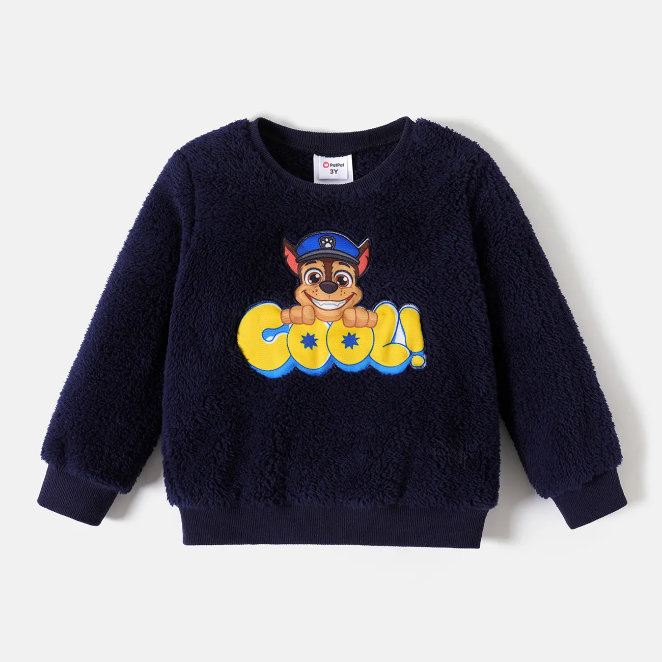 PAW Patrol Toddler Girl/Boy Embroidered Fleece Cotton Sweatshirt Tibetan blue big image 1