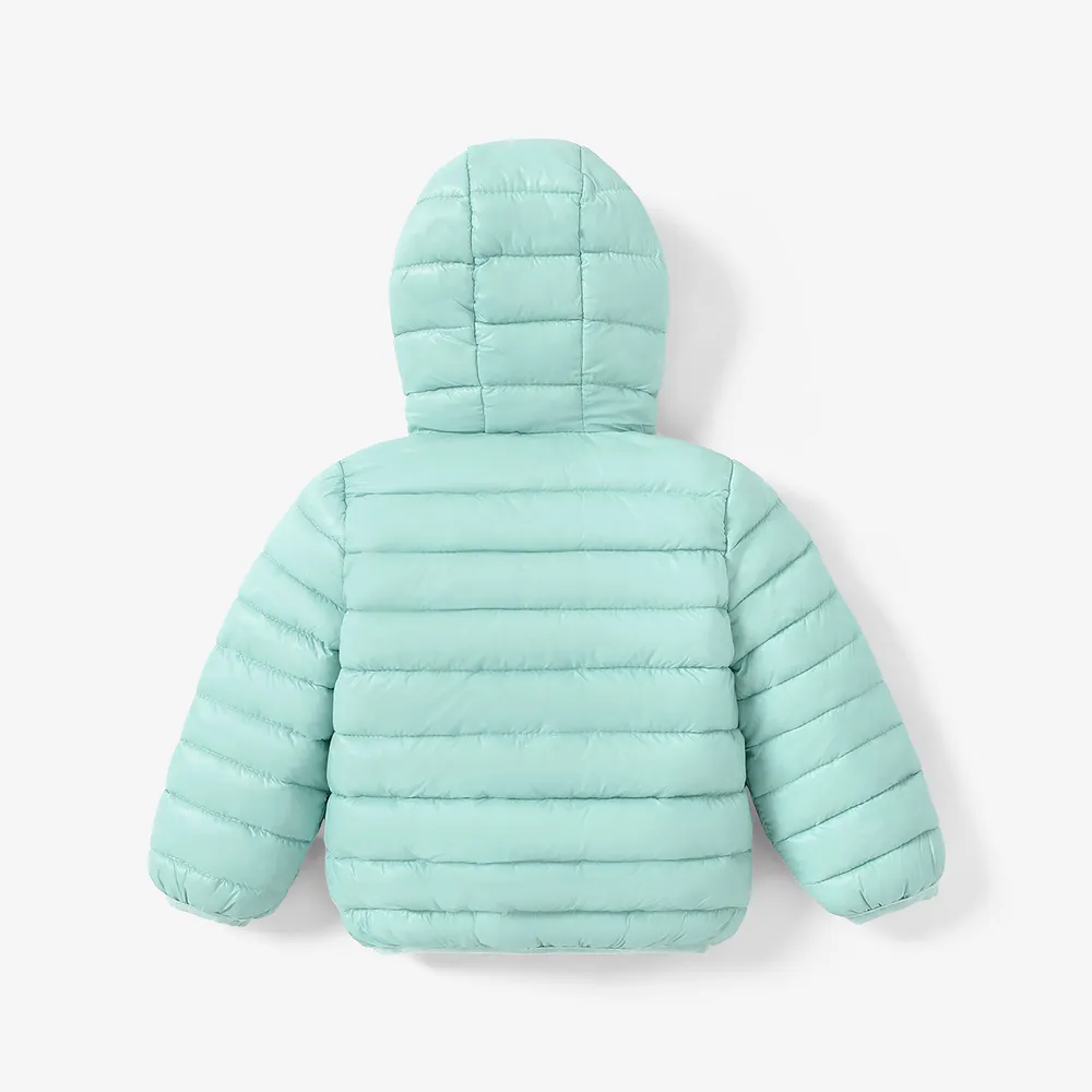Baby / Toddler Stylish 3D Ear Print Solid Hooded Coat big image 6