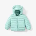 Baby / Toddler Stylish 3D Ear Print Solid Hooded Coat  image 1