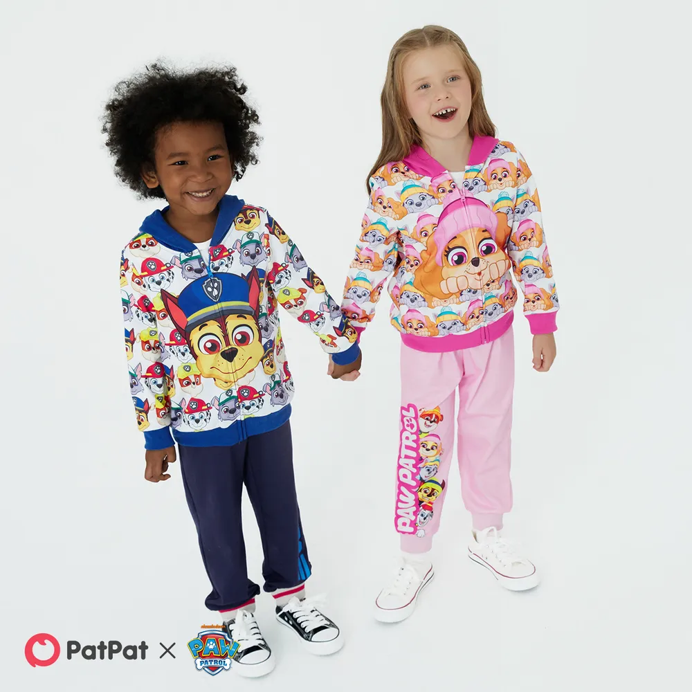 PAW Patrol Toddler Girl/Boy Character Print Zipper Design Hooded Jacket big image 8
