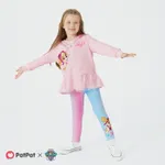 PAW Patrol Toddler Girl Character Print Hooded Jacket or Mesh Flutter-sleeve Sweatshirt or Colorful Print Leggings  image 6