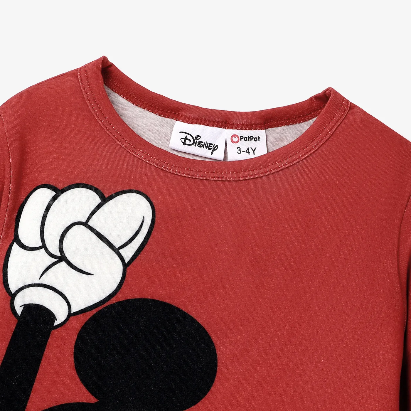 Disney Mickey and Friends Toddler & Kids Girl/Boy Naia™ Character Print Long-sleeve Tee Red image 2