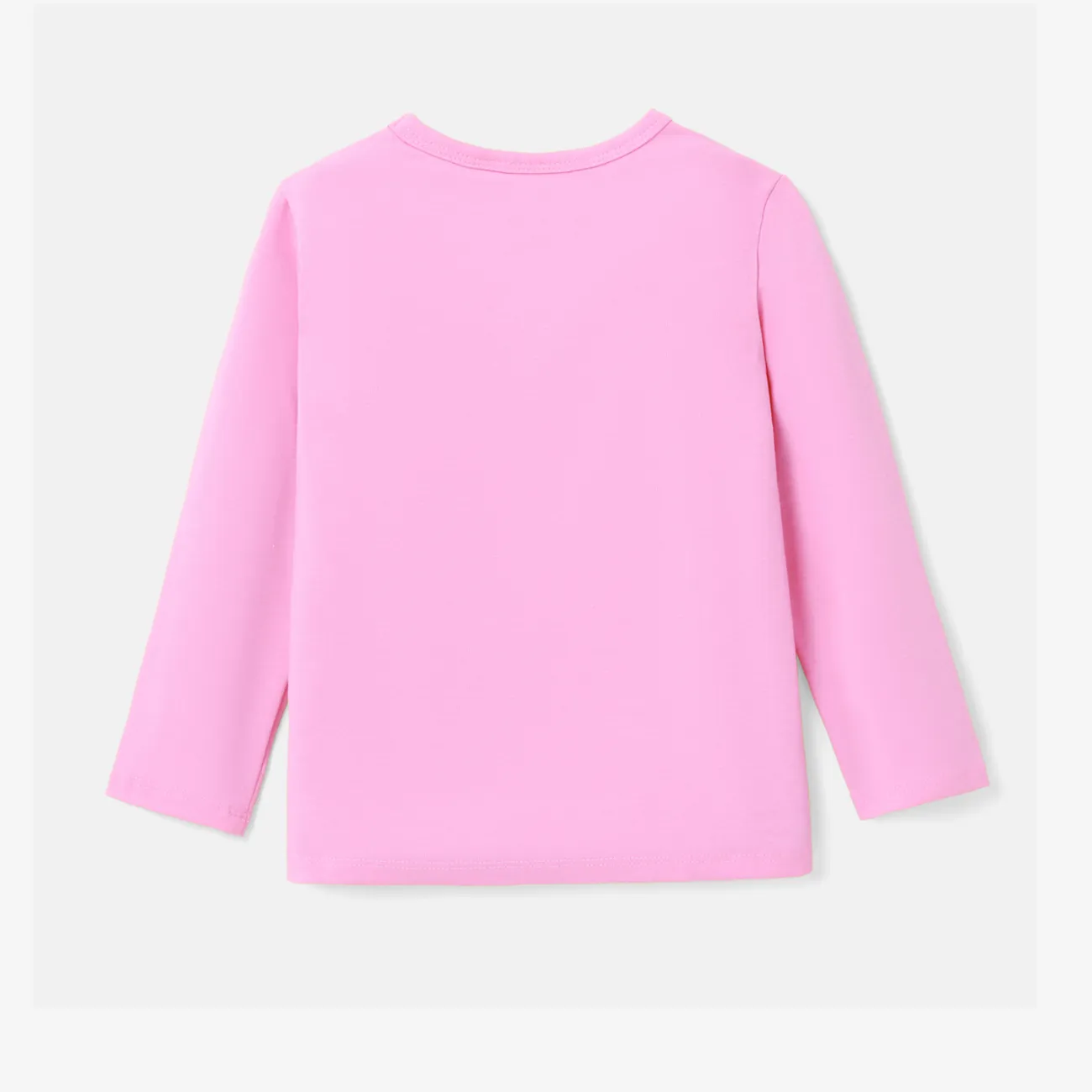 迪士尼米奇和朋友幼兒和兒童女孩/男孩奈亞™角色印花長袖 T 恤 粉色 big image 1