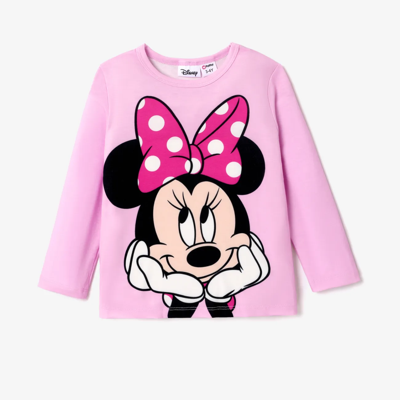 Disney Mickey and Friends Páscoa Unissexo Infantil T-shirts Rosa big image 1