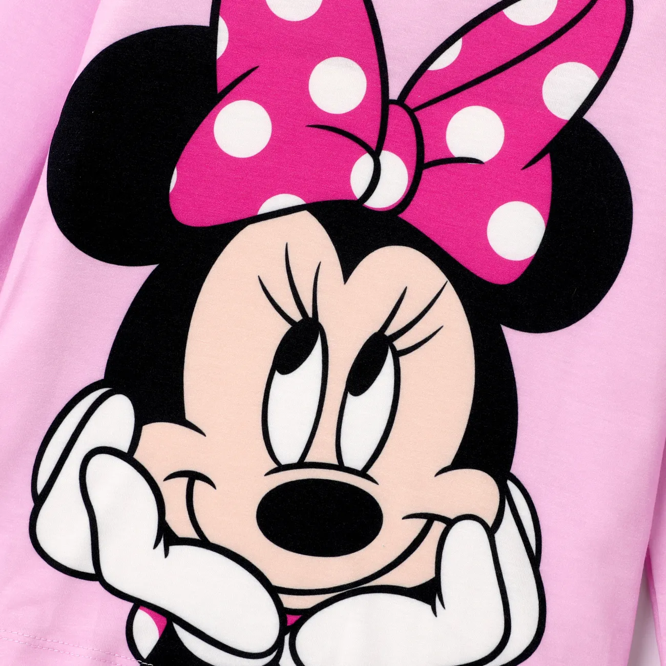 Disney Mickey and Friends للجنسين طفولي تي شيرت زهري big image 1
