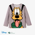 Disney Mickey and Friends Toddler & Kids Girl/Boy Naia™ Character Print Long-sleeve Tee Coffee