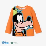 Disney Mickey and Friends Toddler & Kids Girl/Boy Naia™ Character Print Long-sleeve Tee Orange red