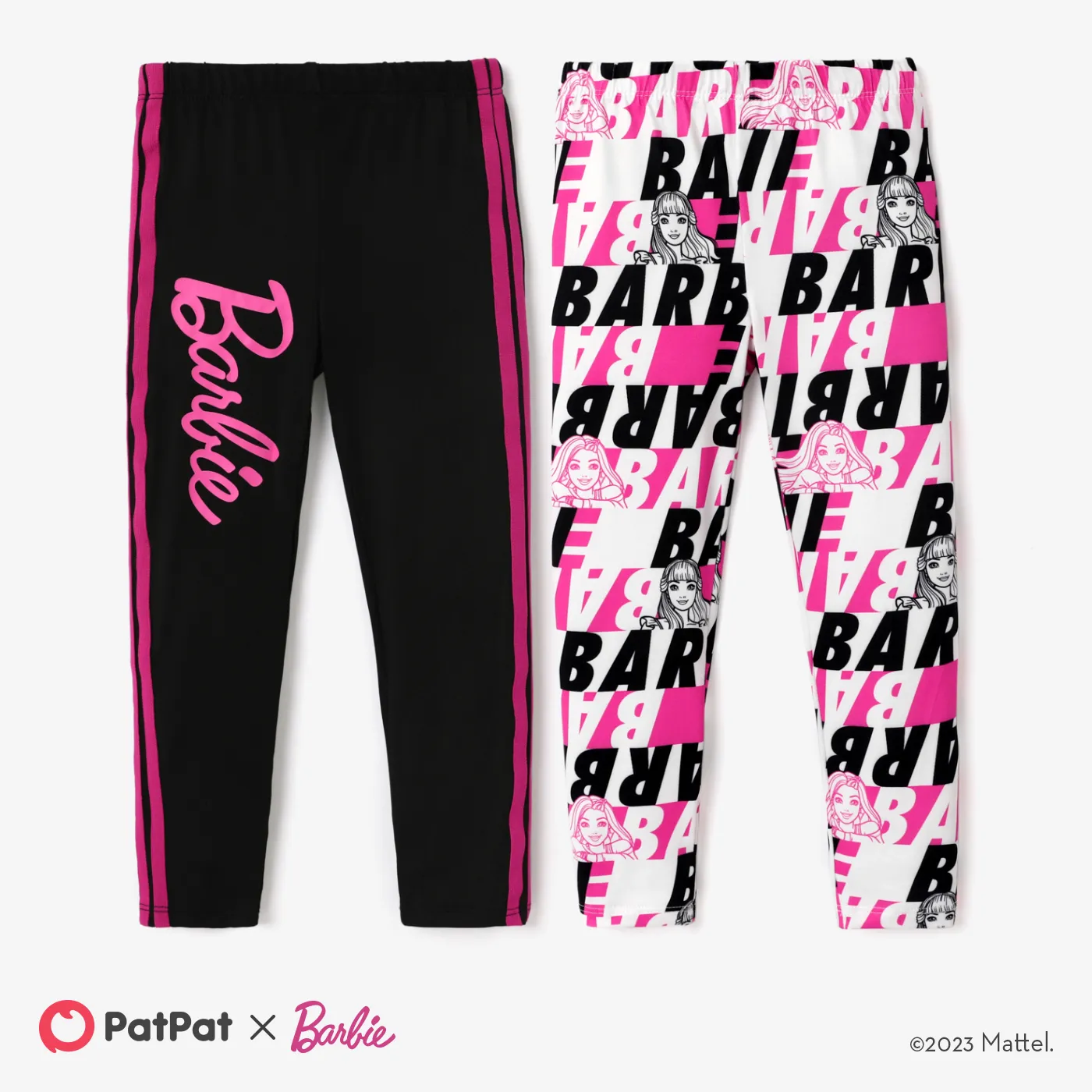 Barbie Toddler/Kid Girl Letter Pattern Leggings  image 2