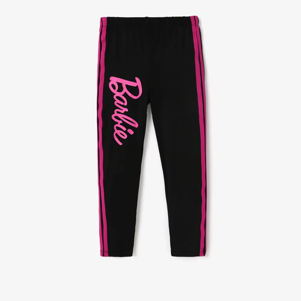 Barbie Toddler/Kid Girl Letter Pattern Leggings big image 8