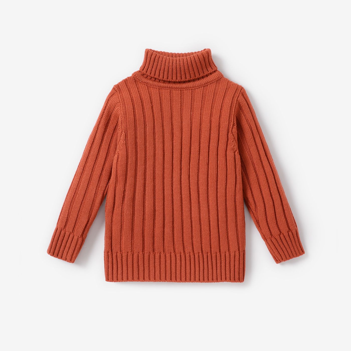 Toddler/Kid Girl/Boy Solid Color Basic Fleece Denim Coat/Fleece Jeans/Turtle neck Sweater Top
