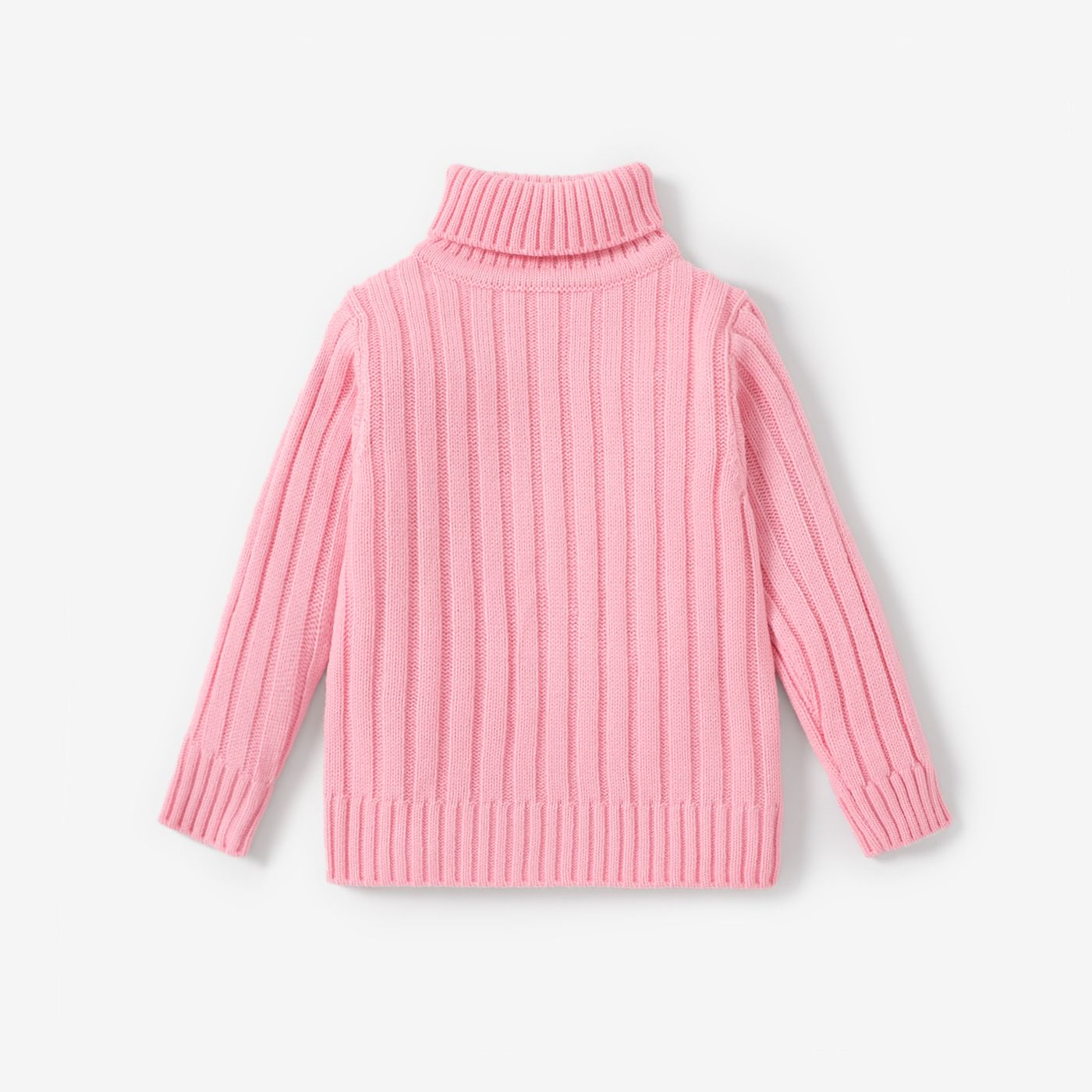 Toddler/Kid Girl/Boy Solid Color Basic Fleece Denim Coat/Fleece Jeans/Turtle Neck Sweater Top
