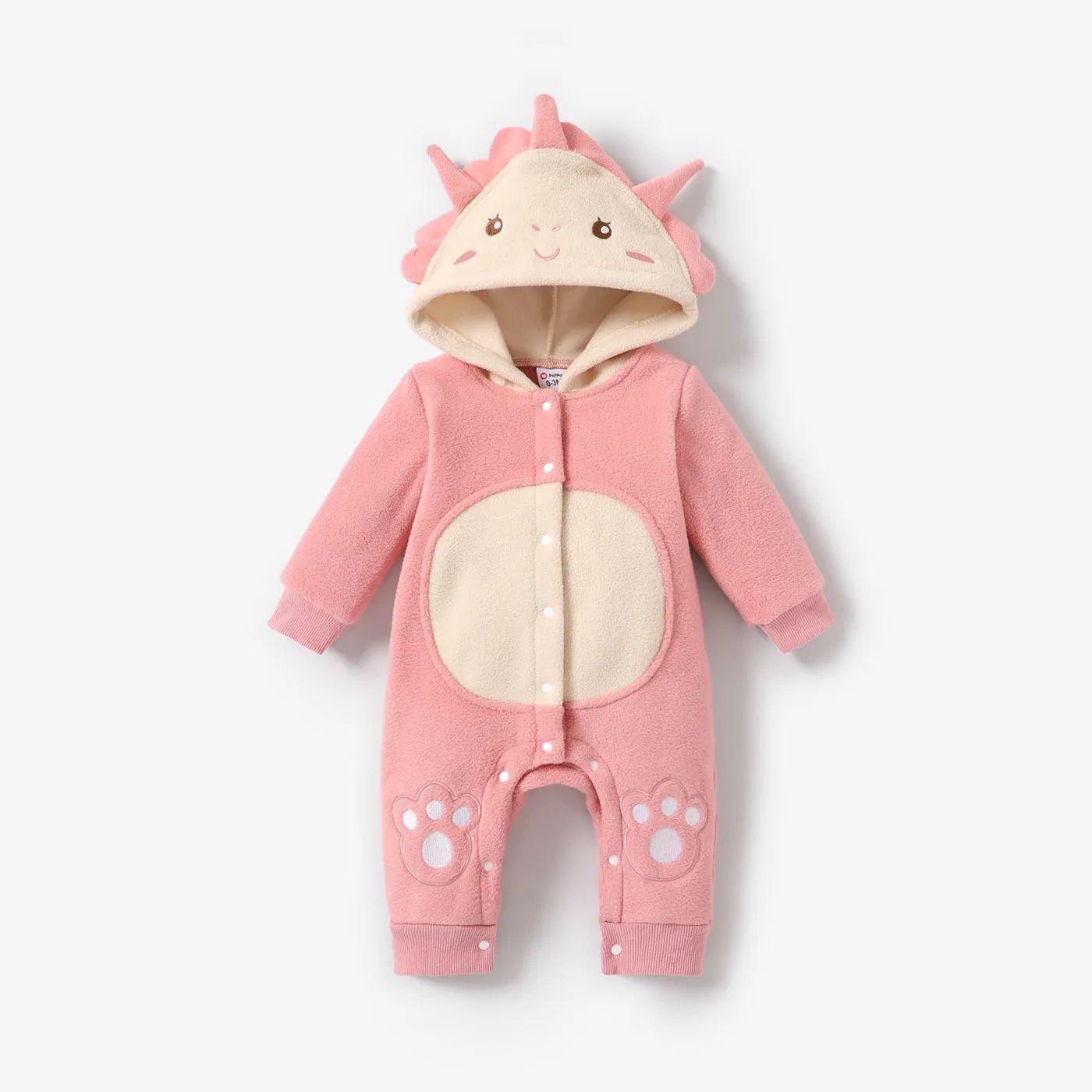 

Baby Girl Childlike Unicorn Animal Pattern Fluff Jumpsuit