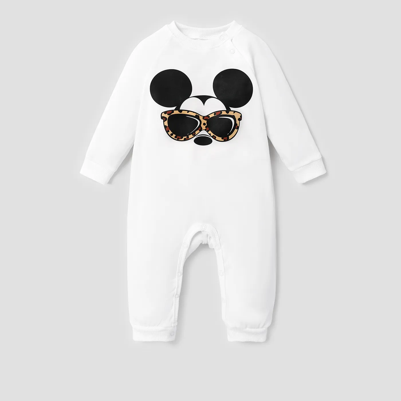 Disney Mickey and Friends Family Matching Character Print Long-sleeve White Top White image 6