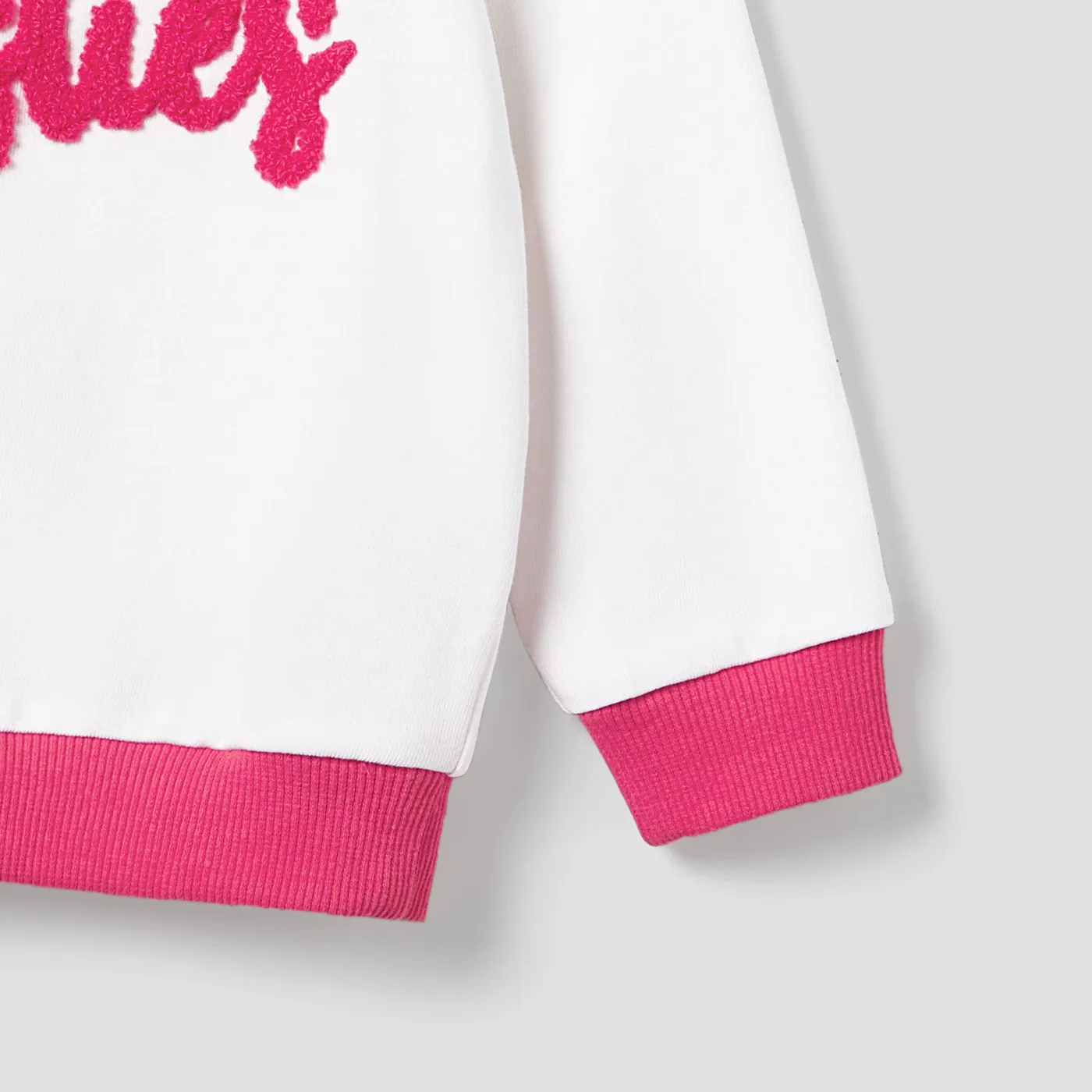 Christmas Mommy and Me Letters Print Cotton Long Sleeve Tops  image 6