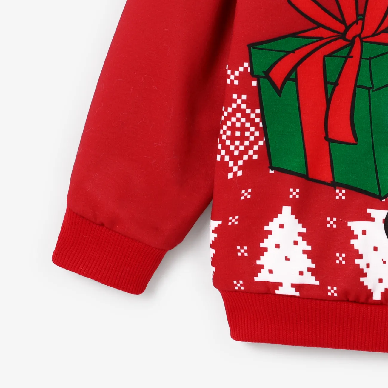 Die Schlümpfe Familien-Looks Weihnachten Langärmelig Familien-Outfits Oberteile rot big image 1