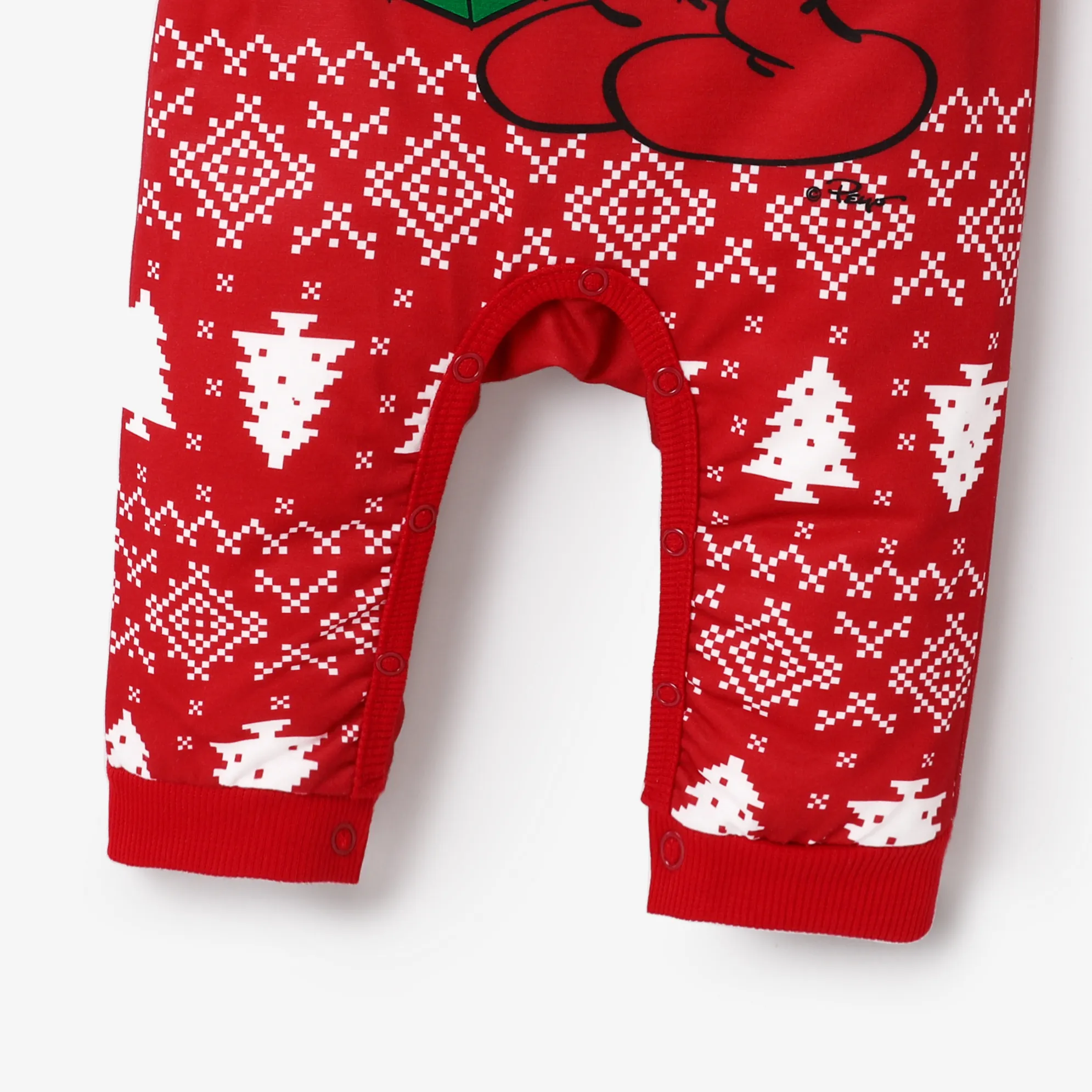 The Smurfs Family Matching Christmas Character & Snowflake Print Long-sleeve Top   image 5