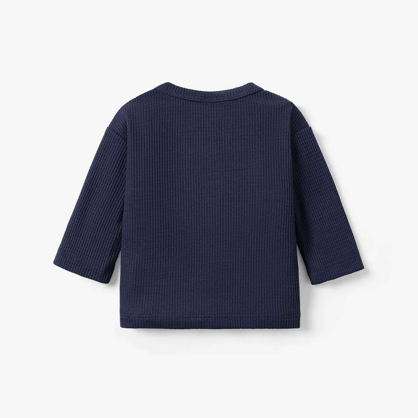 Baby Boy/Girl Casual Wafer Checkered Coat Jacket Deep Blue image 5