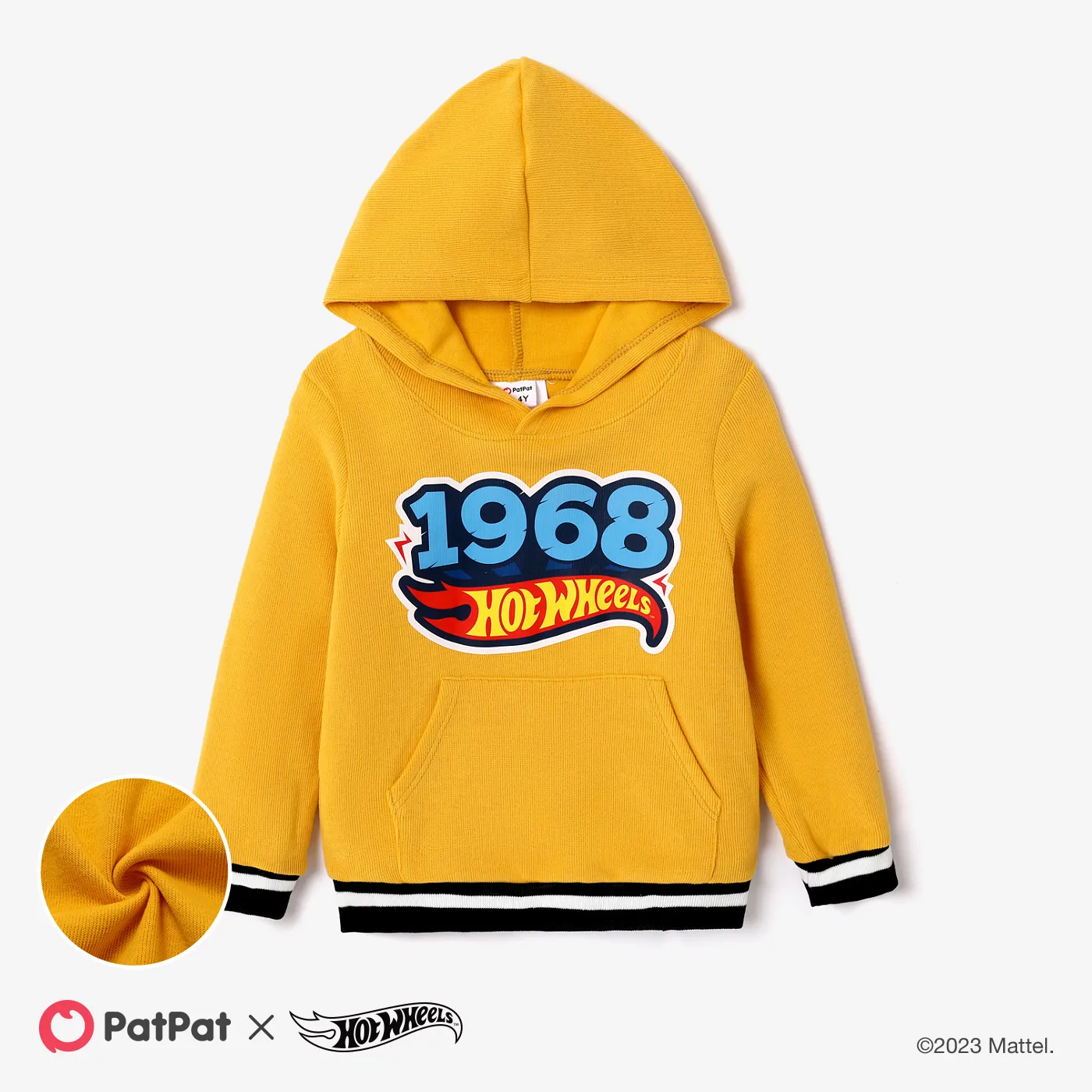 Hot Wheels Toddler Boy Alphabet Print Long-sleeve Hooded Sweatshirt