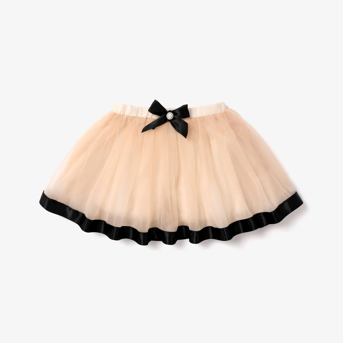 Baby Girl Christmas Multi-layered Skirt  Champagne