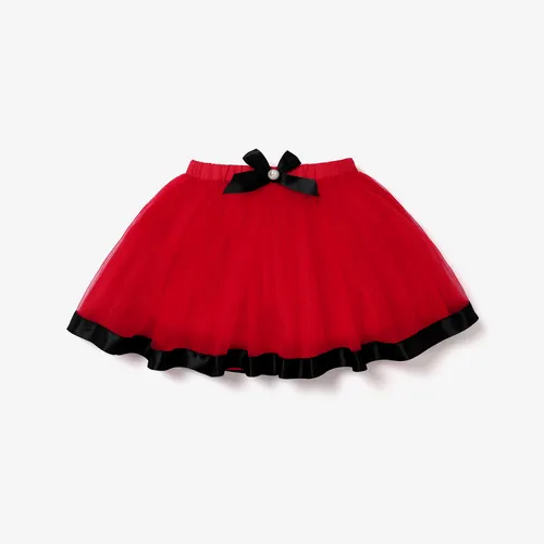 Baby Girl Christmas Multi-layered Skirt 