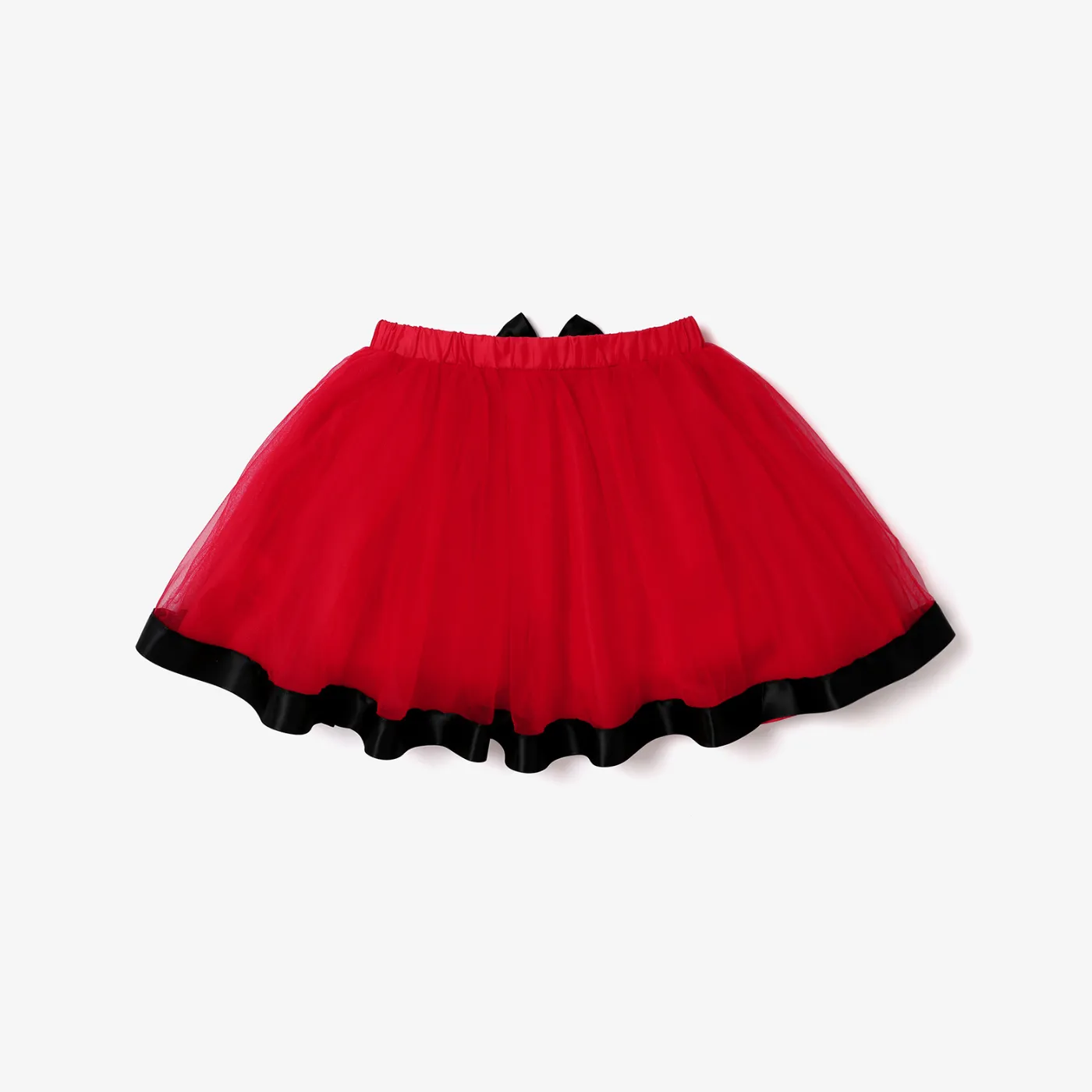 Baby Girl Christmas Multi-layered Skirt  Red image 5