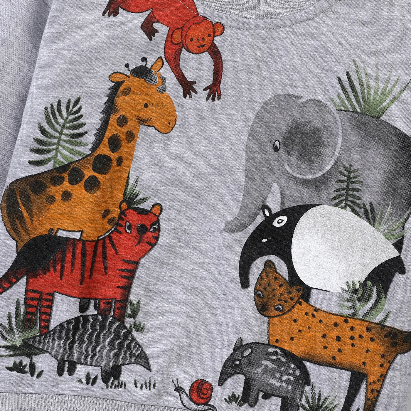 Criança Menino Infantil Animais Sweatshirt  image 3