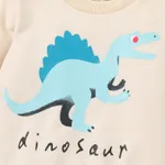 Bebé Unissexo Dinossauro Infantil Manga comprida Sweatshirt  image 2