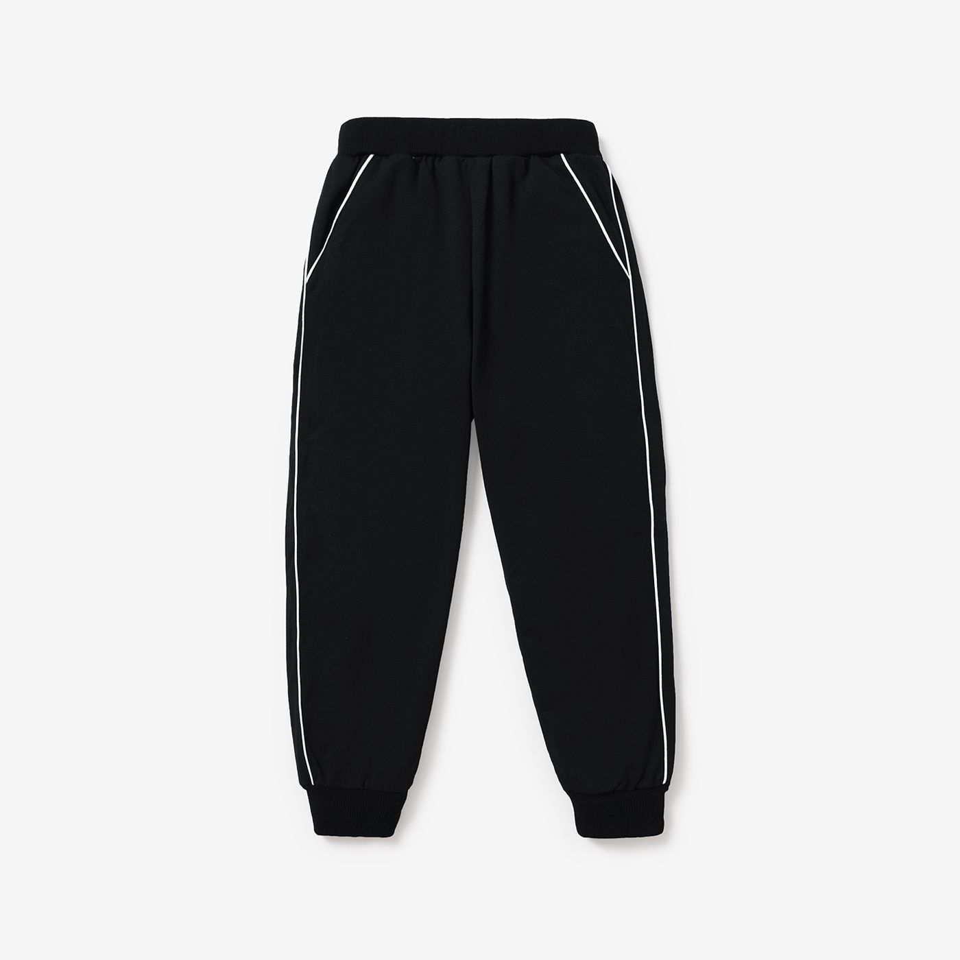 Kid Girl / Boy Solid Color Casual Sweatpants