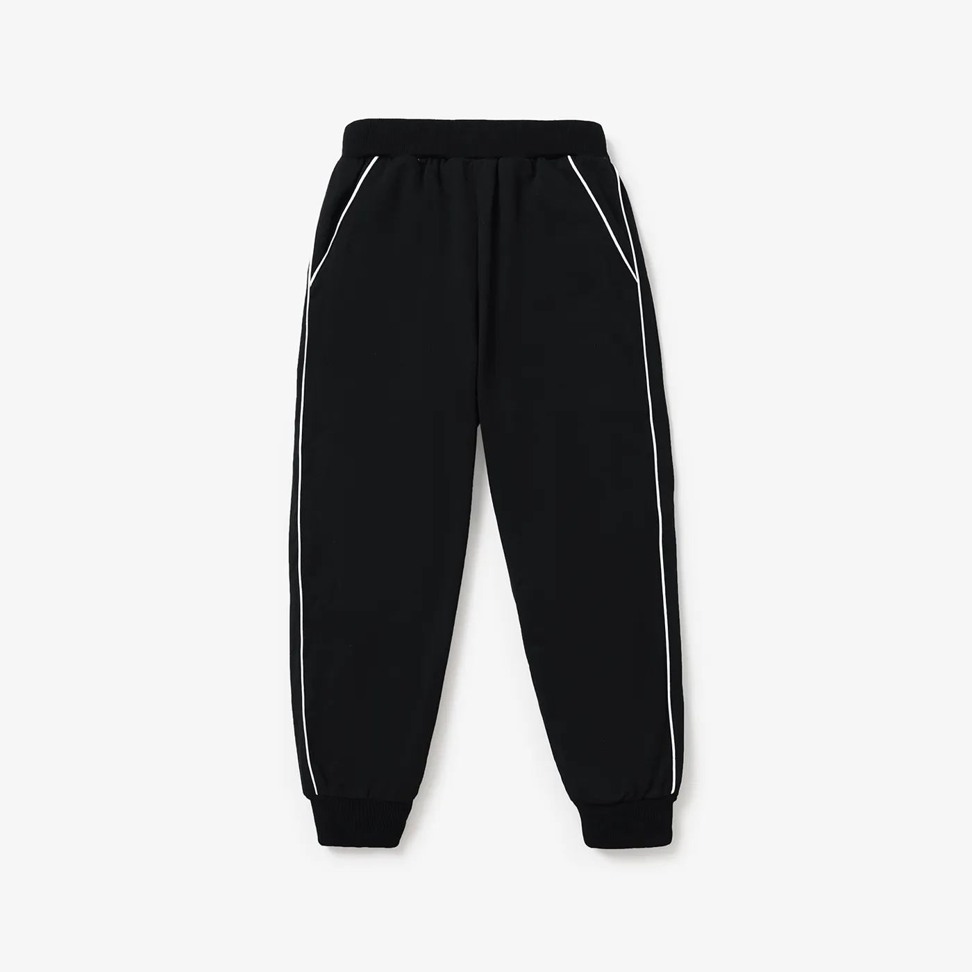Kid Girl/Boy Solid Color Casual Sweatpants