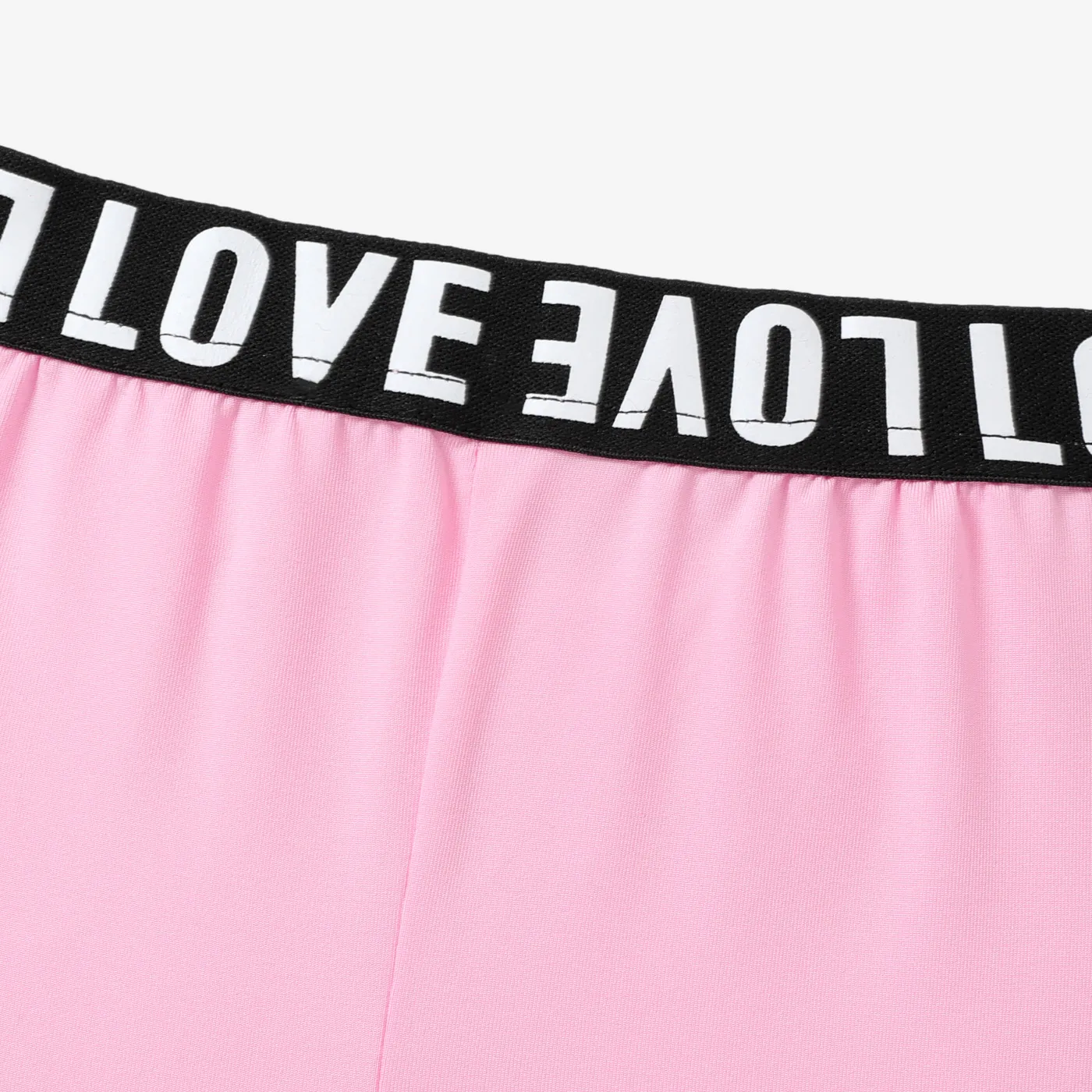 Toddler Girl Letter Print Elasticized Leggings  image 3